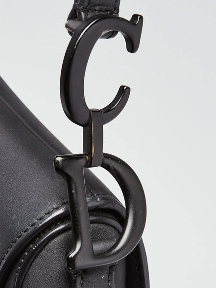 Dior Ultra-Matte Grained Calfskin Saddle Shoulder Bag "Unworn"