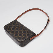 Celine Shoulder Bag Claude in Triomphe Canvas 