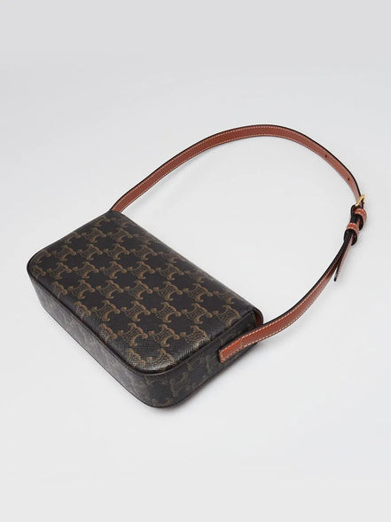 Celine Shoulder Bag Claude in Triomphe Canvas "Unworn"