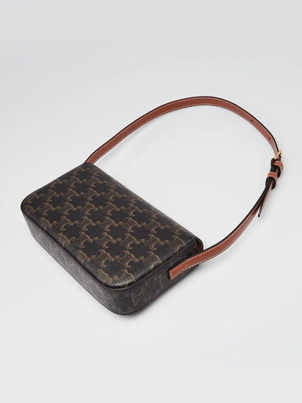 Celine Shoulder Bag Claude in Triomphe Canvas "Unworn"