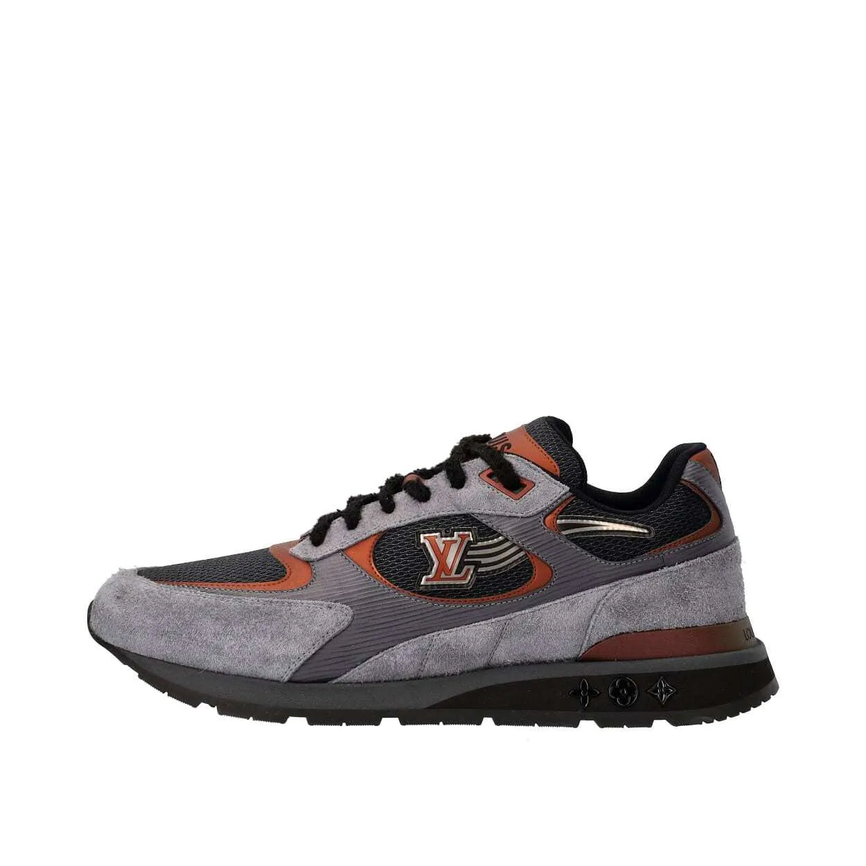 Louis Vuitton Run Away Trainers Grey & Metallic 