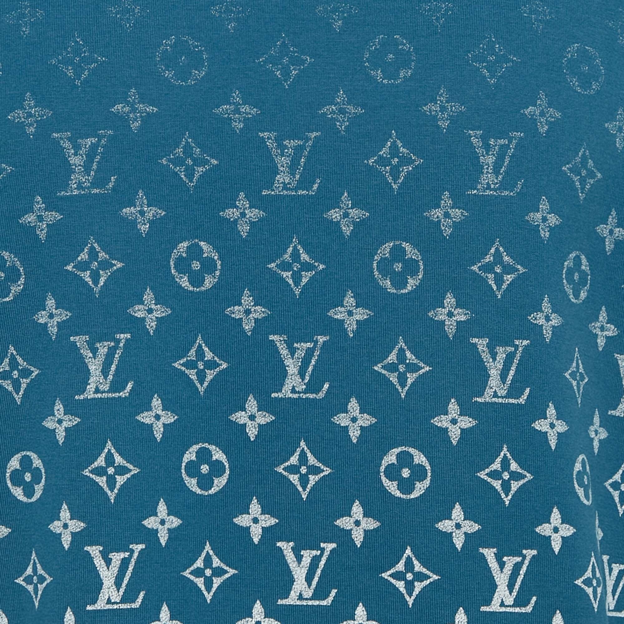 Louis Vuitton Monogram Gradient Cotton Crewneck T-Shirt 