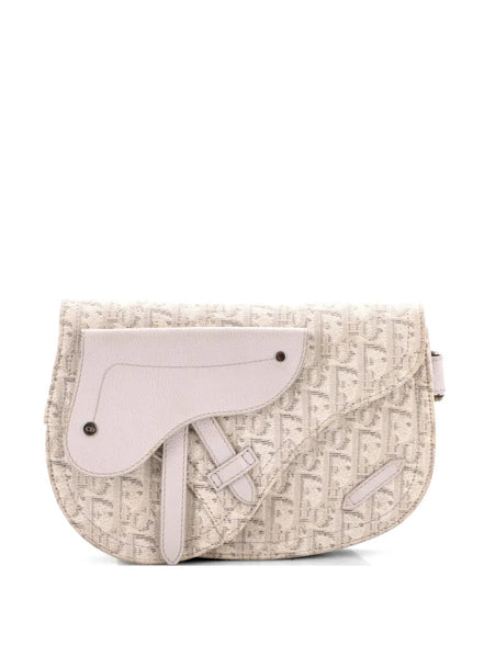 Dior Saddle Pouch Oblique Jacquard Crossbody Bag "Unworn"