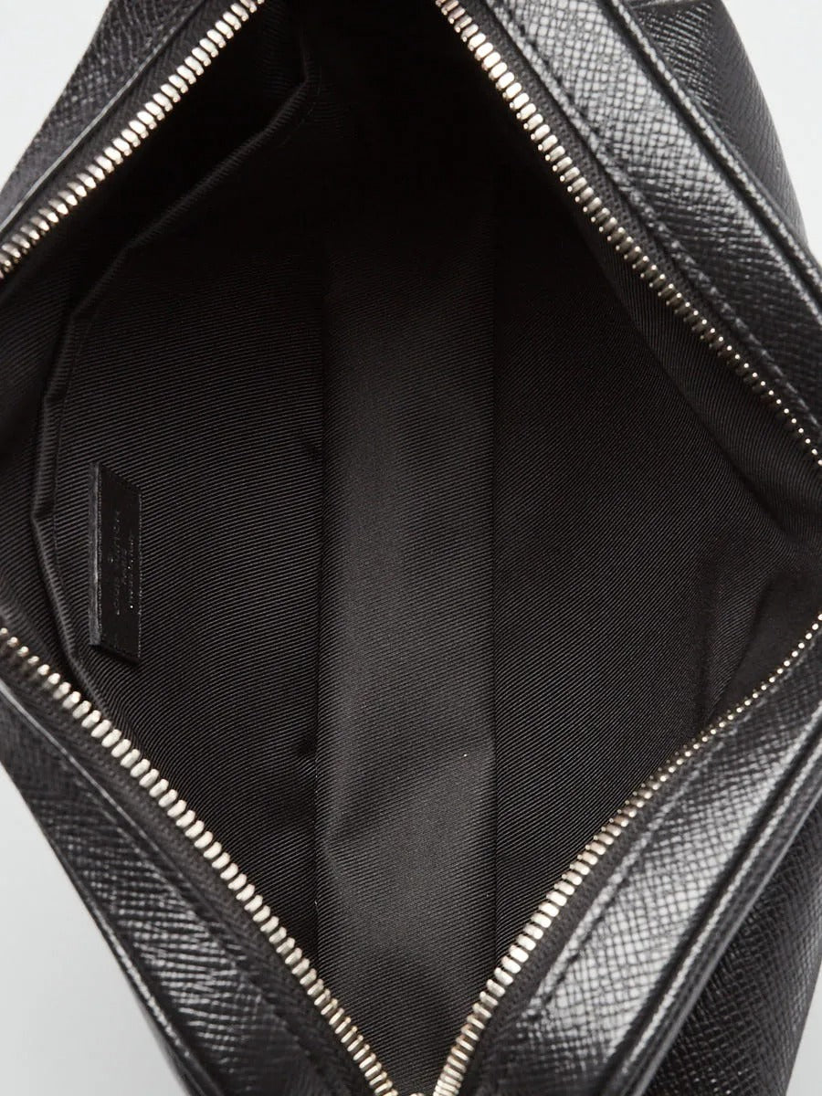 Louis Vuitton Taigarama Outdoor Messenger Black Crossbody Bag 