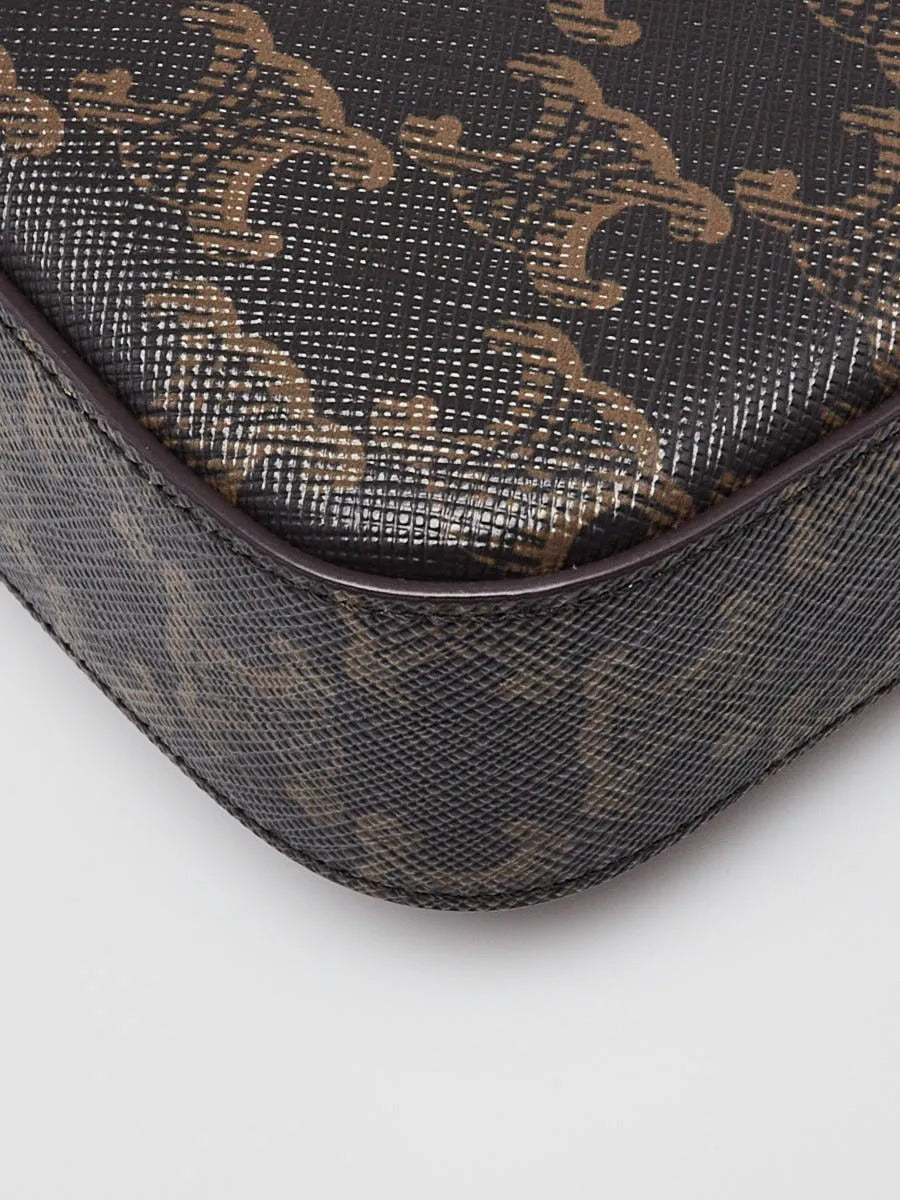 Celine Shoulder Bag Claude in Triomphe Canvas 
