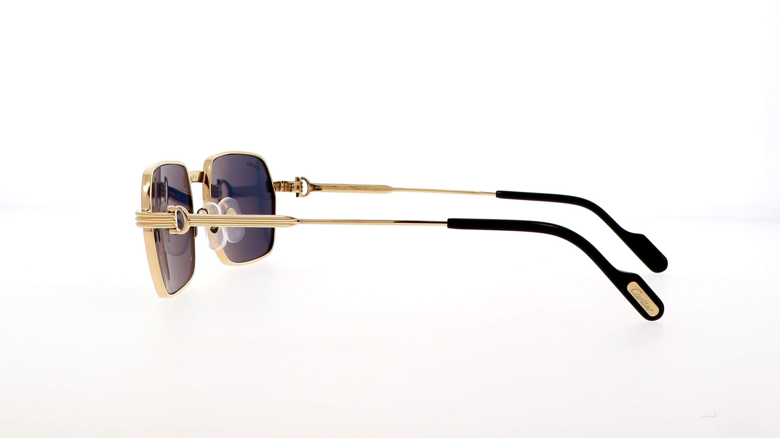 Cartier CT0463S 003 Sunglasses Gold & Blue 