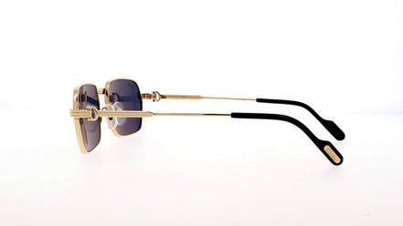 Cartier CT0463S 003 Sunglasses Gold & Blue "Unworn"