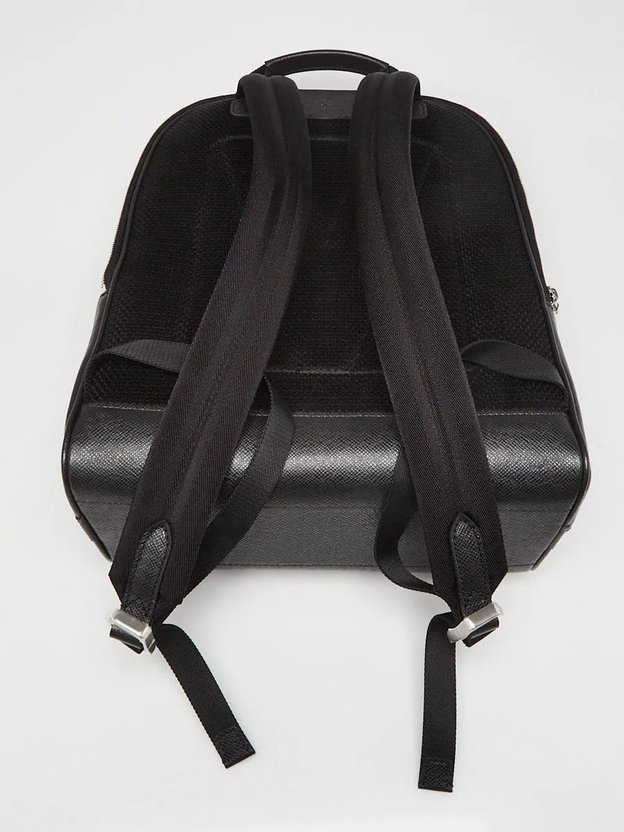 Louis Vuitton Black Taiga Leather Anton Backpack 
