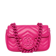 Gucci GG Marmont Matelassé Tonal Super Mini Bag (Pre-Loved)