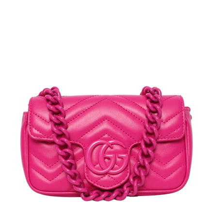 Gucci GG Marmont Matelassé Tonal Super Mini Bag (Pre-Loved)