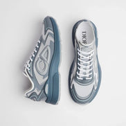 Dior B30 Countdown Leather and Technical Mesh Low-Top Running Sneakers 