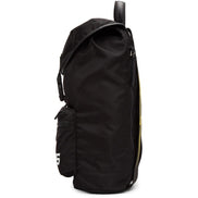 Givenchy Black Nylon Paris Logo Backpack 