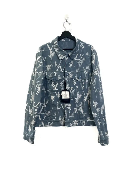 Rare Louis Vuitton Floral Denim Jacket Size XL “Never Owned”
