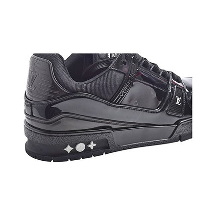 Louis Vuitton Black Patent LV Trainers "Unworn"