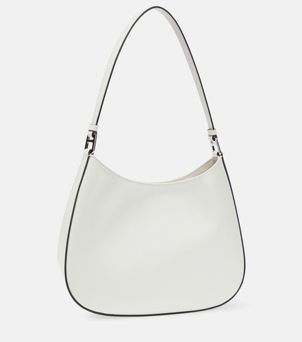 Prada Cleo Brushed Leather Shoulder Bag White "Unworn"