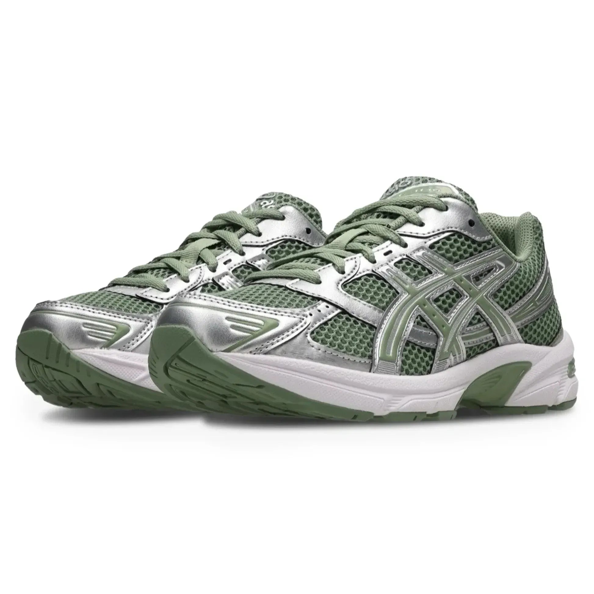 ASICS GEL-1130 Suede and Technical Mesh Running Sneakers 
