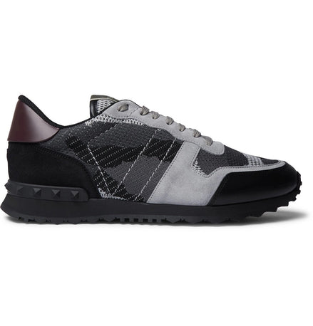 Valentino Garavani Rockrunner Camouflage Sneakers (Pre-Loved)