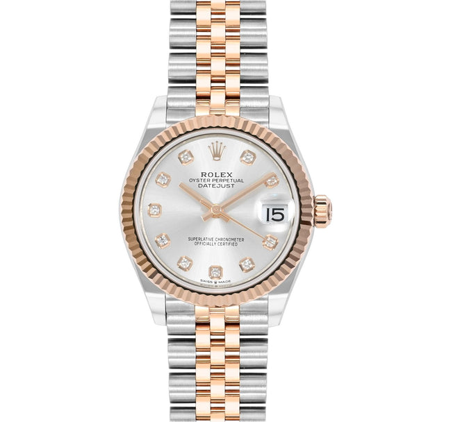 Rolex Datejust 31 278271 Everose Rolesor Mother-of-Pearl Diamond Dial "Unworn"