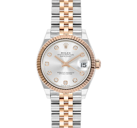 Rolex Datejust 31 278271 Everose Rolesor Mother-of-Pearl Diamond Dial "Unworn"