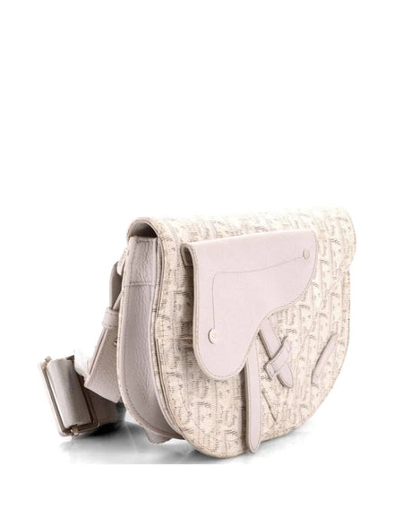 Dior Saddle Pouch Oblique Jacquard Crossbody Bag "Unworn"