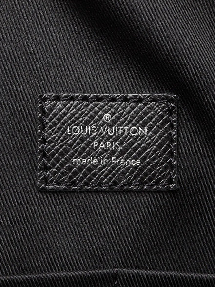 Louis Vuitton Black Taiga Leather Anton Backpack "Unworn"