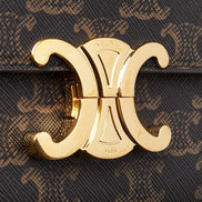 Celine Shoulder Bag Claude in Triomphe Canvas 