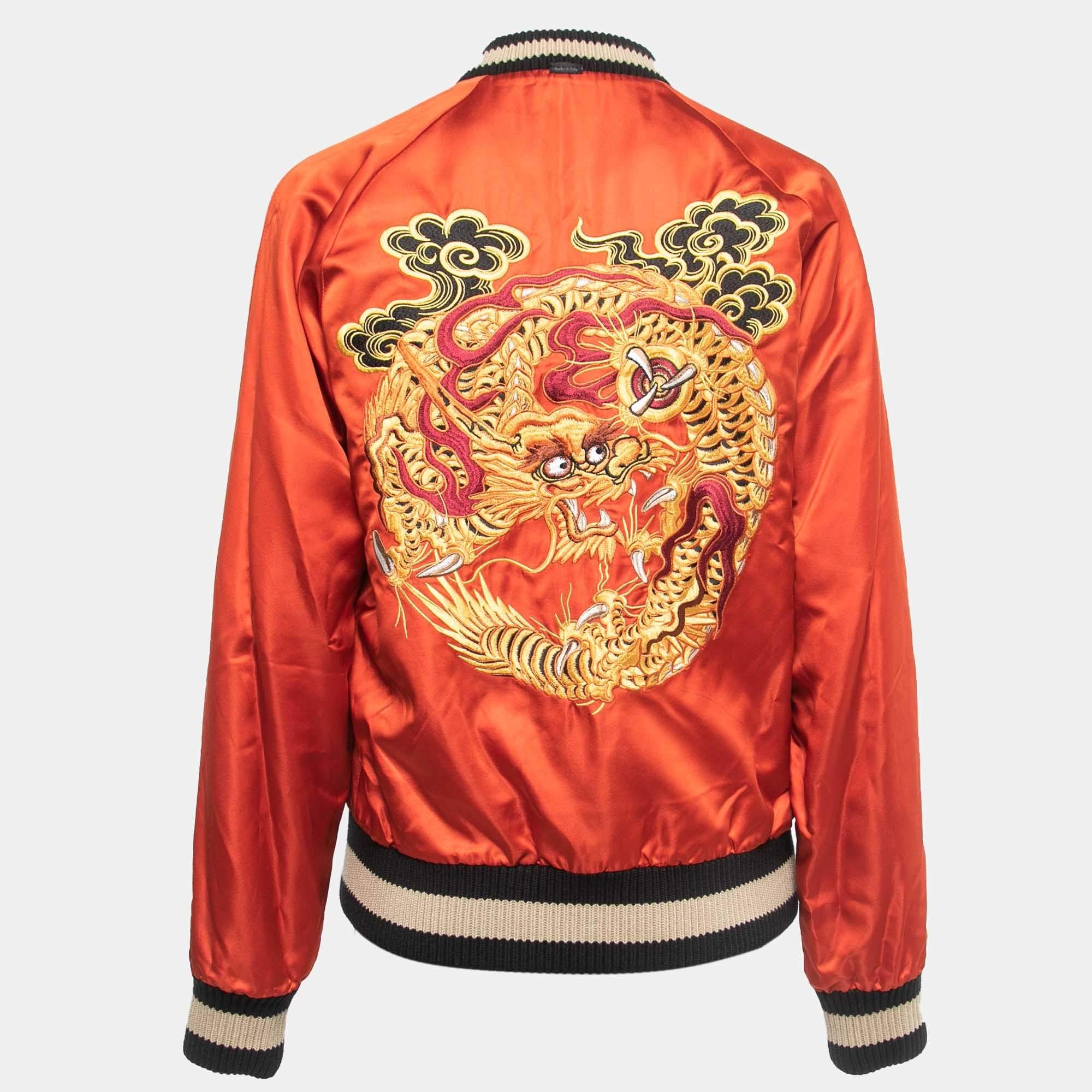 Gucci Reversible Dragon Embroidered Souvenir Jacket (Pre-Loved)