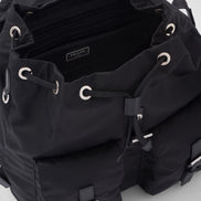 Prada Grey Re-Nylon Backpack with Pouch 