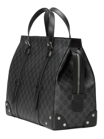 Gucci GG Supreme Monogram Tote Bag (Pre-Loved)