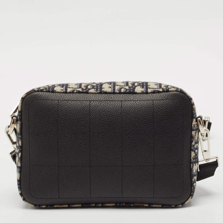 Dior Beige and Black Oblique Jacquard Safari Messenger Bag "Unworn"