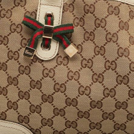 Gucci GG Canvas Princy Tote with Web Detail "Unworn"