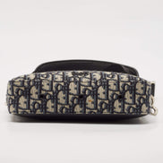 Dior Beige and Black Oblique Jacquard Safari Messenger Bag 