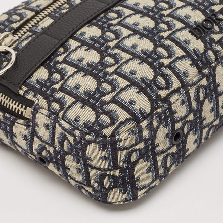 Dior Beige and Black Oblique Jacquard Safari Messenger Bag "Unworn"