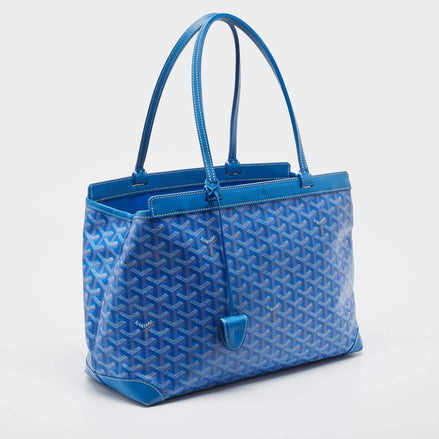 Goyard Artois MM Tote Bag Blue Goyardine Canvas "Unworn"