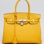 Hermès Birkin 30 Lime Epsom Palladium Hardware 