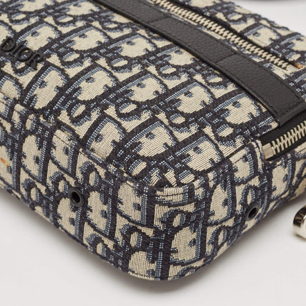 Dior Beige and Black Oblique Jacquard Safari Messenger Bag "Unworn"
