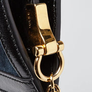 Gucci Ophidia Embroidered Dragon Suede Chain Bag (Pre-Loved)
