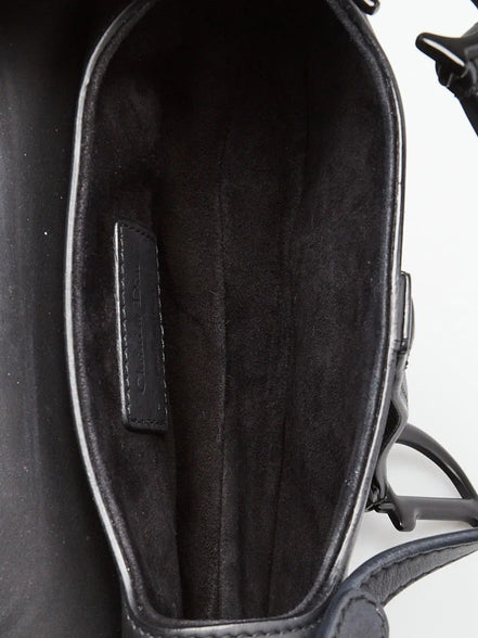 Dior Ultra-Matte Grained Calfskin Saddle Shoulder Bag "Unworn"
