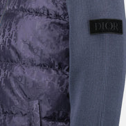Dior Oblique Hybrid Cardigan Jacket Dark Grey 