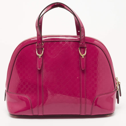 Gucci Nice Microguccissima Patent Leather Dome Bag "Unworn"