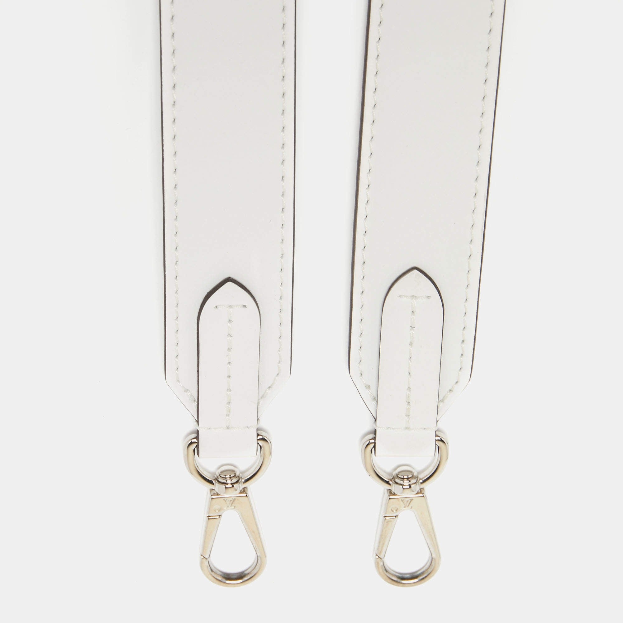 Louis Vuitton Light Blue Adjustable Leather Shoulder Strap 