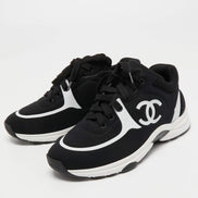 Chanel CC Runner Sneakers Black & White (Pre-Loved)