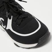 Chanel CC Runner Sneakers Black & White (Pre-Loved)
