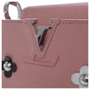 Louis Vuitton Capucines BB Rose Ballerine Flower Studs 