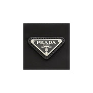 Prada Re-Nylon Enamel Logo Black Duffle Bag (Pre-Loved)