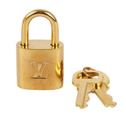 Louis Vuitton Brass Lock and Key Set 
