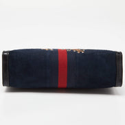 Gucci Ophidia Embroidered Dragon Suede Chain Bag (Pre-Loved)