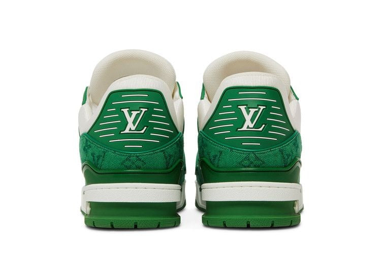 Louis Vuitton Green Monogram Denim LV Trainers 