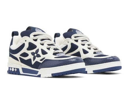 Louis Vuitton Navy Blue and White Skate Sneakers "Unworn"