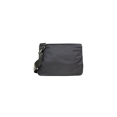 Prada Re-Nylon Enamel Logo Black Duffle Bag (Pre-Loved)